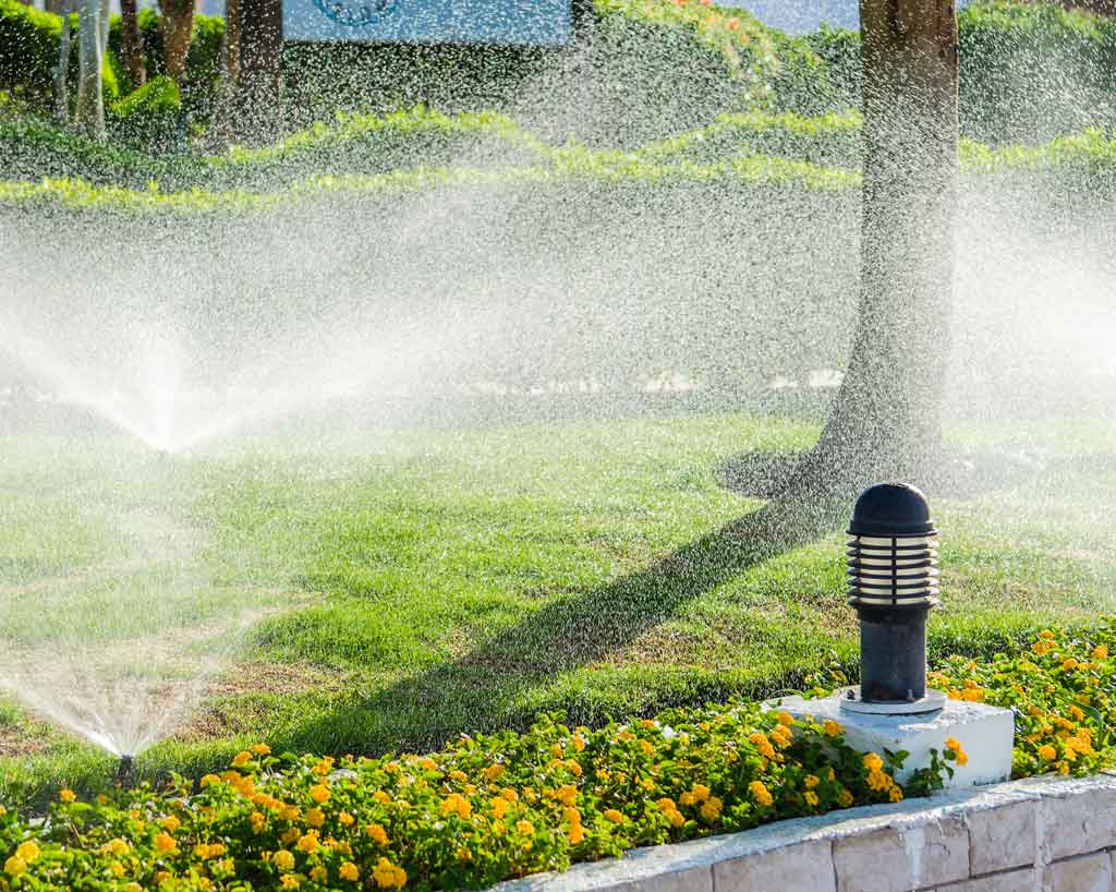 Automatic irrigation garden marbella